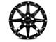 Pro Comp Wheels Patriot Gloss Black Milled 6-Lug Wheel; 20x9; 0mm Offset (19-24 Sierra 1500)