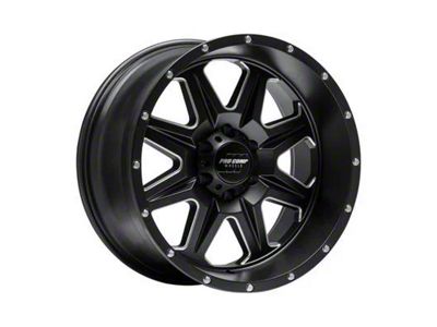 Pro Comp Wheels 63 Series Recon Satin Black Milled 8-Lug Wheel; 20x10; -18mm Offset (20-24 Sierra 2500 HD)