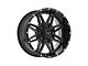 Pro Comp Wheels Blockade Gloss Black Machined 8-Lug Wheel; 20x9.5; 0mm Offset (20-24 Sierra 2500 HD)
