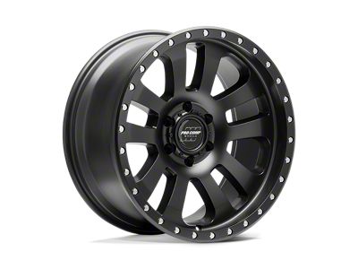 Pro Comp Wheels Prodigy Matte Black 8-Lug Wheel; 18x9; 0mm Offset (07-10 Sierra 2500 HD)