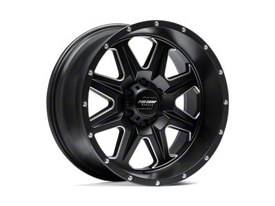 Pro Comp Wheels Recon Satin Black Milled 8-Lug Wheel; 20x10; -18mm Offset (07-10 Sierra 2500 HD)