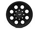 Pro Comp Wheels 69 Series Vintage Flat Black 8-Lug Wheel; 17x9; -6mm Offset (07-10 Sierra 3500 HD SRW)