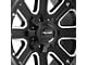 Pro Comp Wheels Axis Satin Black Milled 8-Lug Wheel; 20x10; -18mm Offset (20-24 Sierra 3500 HD SRW)