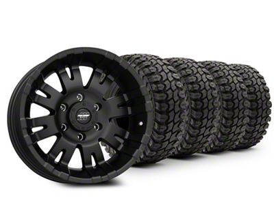 18x9.5 Pro Comp Wheels 01 Series & 33in Gladiator Mud-Terrain X-Comp M/T Tire Package (07-13 Silverado 1500)