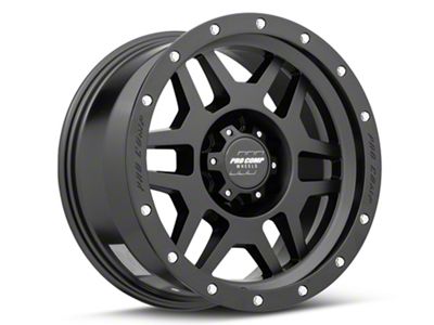 Pro Comp Wheels Phaser Satin Black 6-Lug Wheel; 18x9; 0mm Offset (21-24 Tahoe)