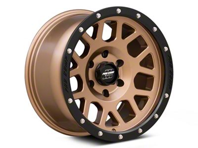 Pro Comp Wheels Vertigo Matte Bronze with Black Lip 6-Lug Wheel; 17x9; -6mm Offset (15-20 Yukon)