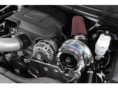 Procharger Stage II Intercooled Supercharger Tuner Kit with P-1SC-1; Satin Finish (07-13 4.8L Sierra 1500)