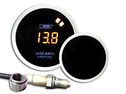 Prosport 52mm Digital Wideband Air/Fuel Ratio Gauge; Amber (Universal; Some Adaptation May Be Required)