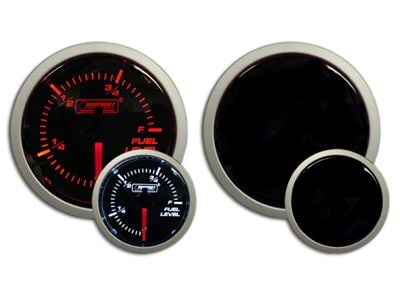 Prosport 52mm Performance Series Fuel Level Gauge; Electrical; Amber/White (Universal; Some Adaptation May Be Required)