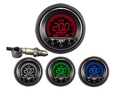 Prosport 52mm Premium EVO Series Evo Digital Wideband Air/Fuel Ratio Gauge; Blue/Red/Green/White (Universal; Some Adaptation May Be Required)