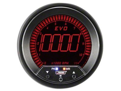 Prosport 80mm Premium EVO Series Tachometer; 85mm (Universal; Some Adaptation May Be Required)