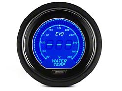 Prosport 52mm EVO Series Water Temperature Gauge; Electrical; Blue/Red (Universal; Some Adaptation May Be Required)