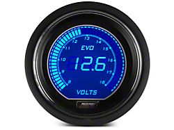 Prosport 52mm EVO Series Volt Gauge; Electrical; Blue/Red (Universal; Some Adaptation May Be Required)