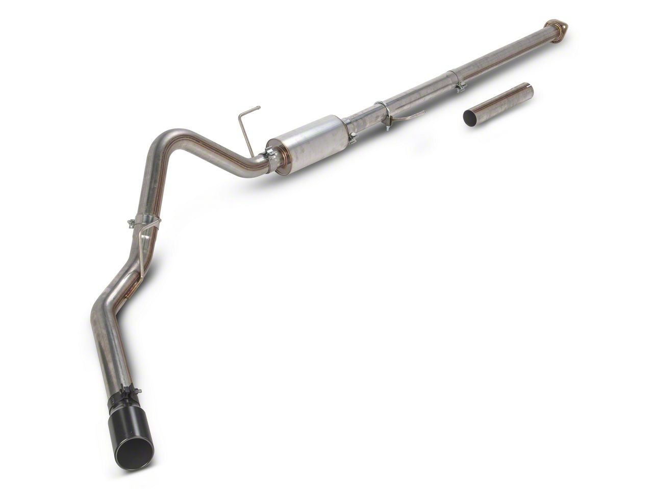 C&L F-150 Proven Ground Series 3-Inch Single Exhaust System with Black ...