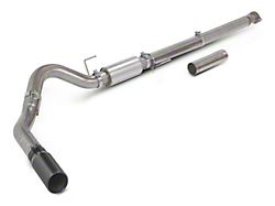 C&L Proven Ground Series 4-Inch Single Exhaust System with Black Tip; Side Exit (15-20 5.0L F-150)