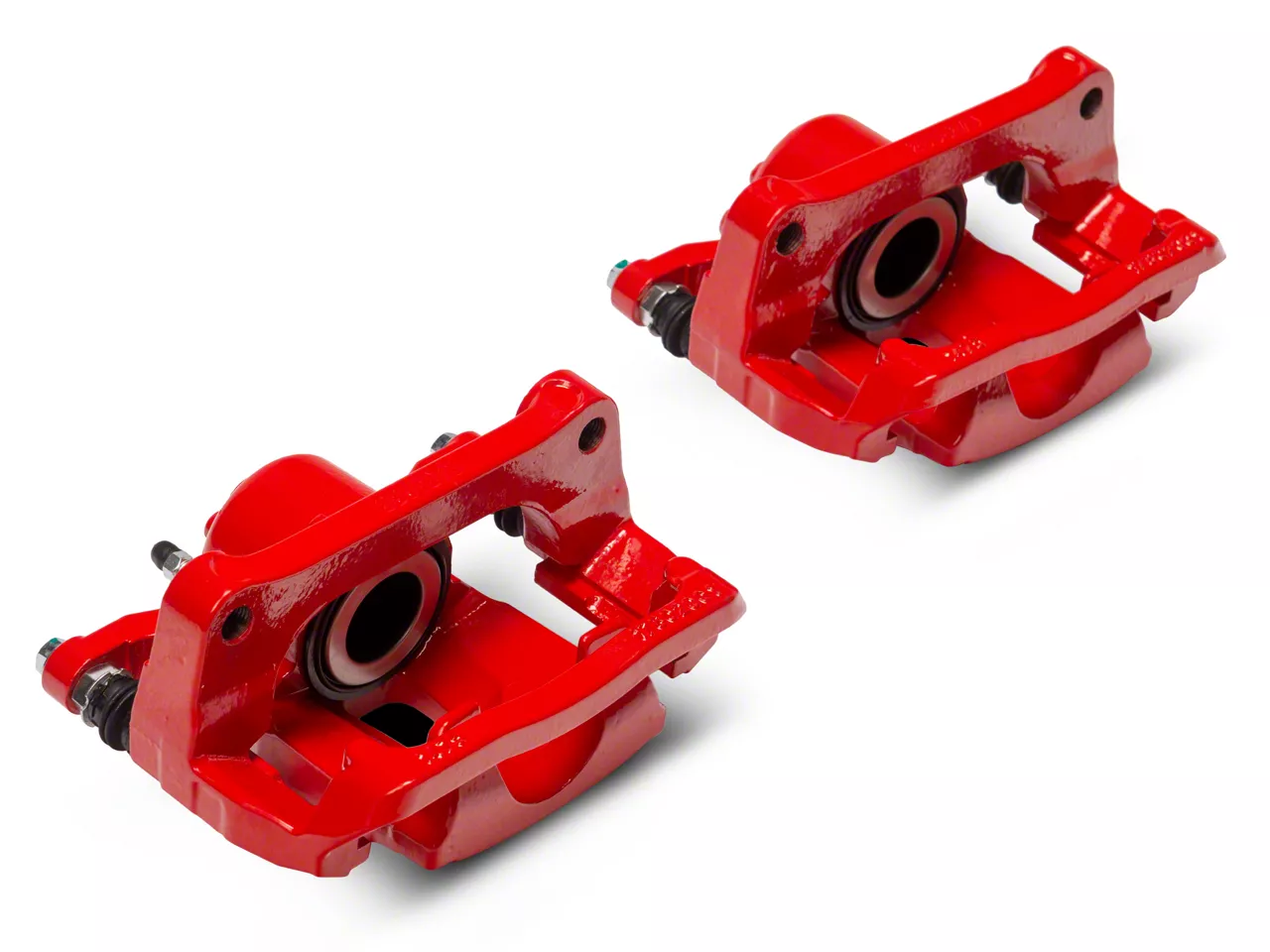 C&L F-150 Performance Rear Brake Calipers; Red T579035 (12-14 2WD/4WD F ...