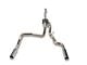 C&L Proven Ground Series Dual Exhaust System with Polished Tips; Side/Rear Exit (21-24 5.0L F-150 w/o Factory Dual Exhaust)