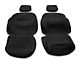 Proven Ground Premium Neoprene Front Seat Covers; Black (15-20 F-150 SuperCab, SuperCrew)