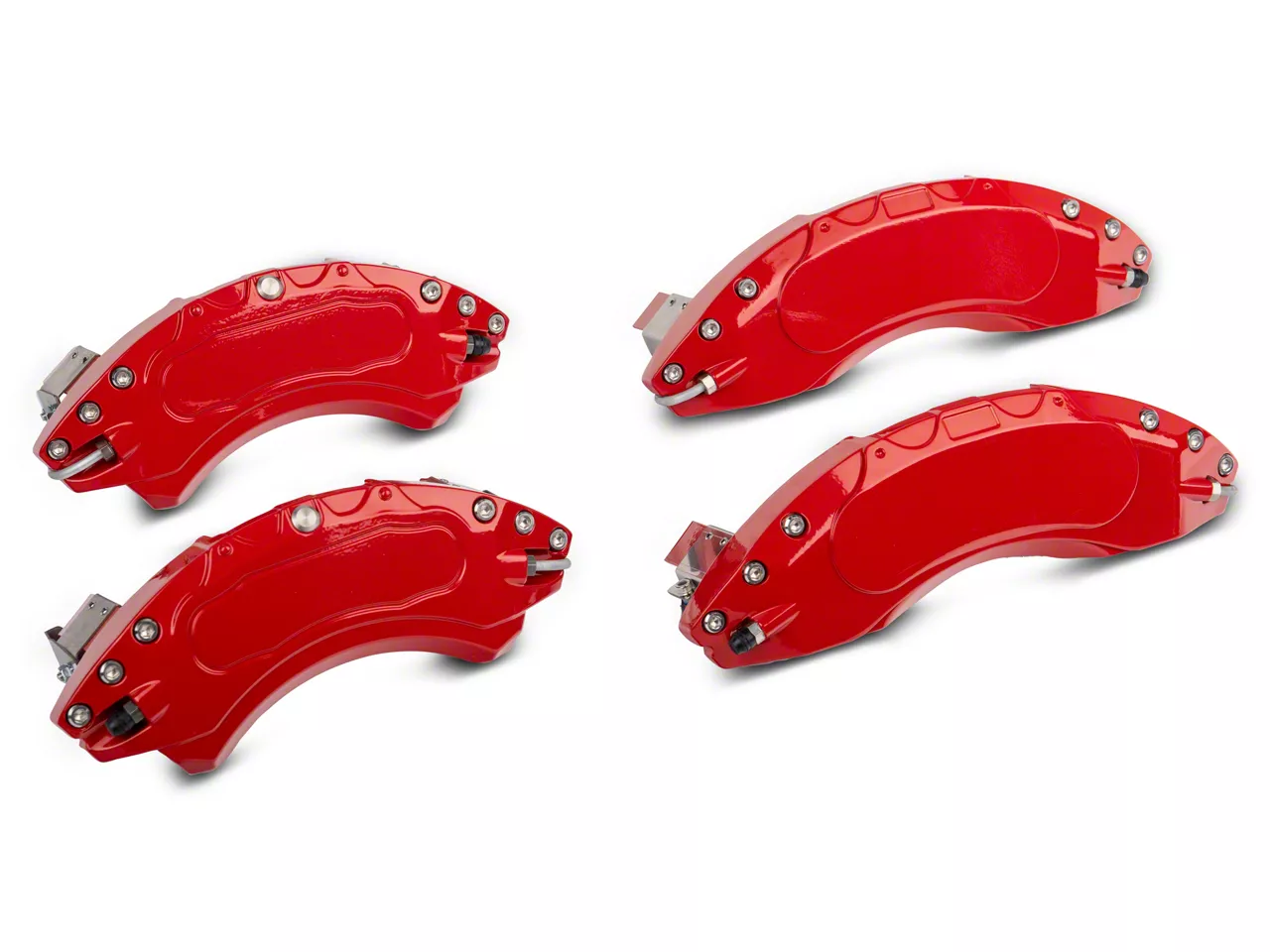 Proven Ground F-150 Red Caliper Covers; Front and Rear T570907 (15-20 F ...