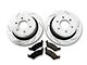 C&L Super Sport HD Brake Rotor and Pad Kit; Rear (12-14 F-150; 15-17 F-150 w/ Manual Parking Brake)