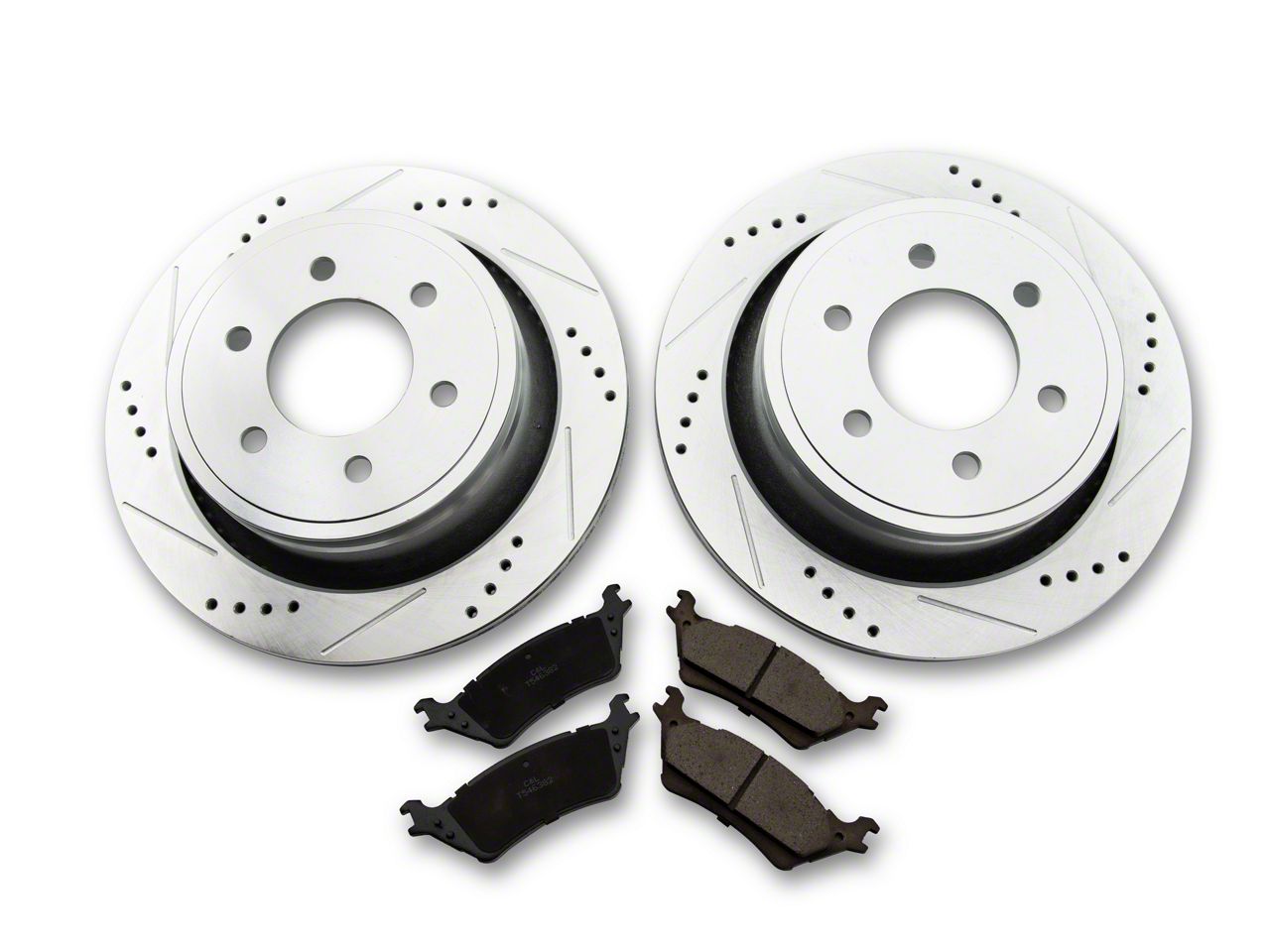 10-20 F150 & Raptor Power Stop Drilled & Slotted Front Rotors