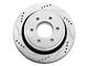 C&L Super Sport HD Cross-Drilled and Slotted Rotor; Rear Driver Side (12-14 F-150; 15-17 F-150 w/ Manual Parking Brake)