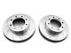 C&L Super Sport HD Cross-Drilled and Slotted 8-Lug Brake Rotor and Pad Kit; Front (13-22 4WD F-350 Super Duty)