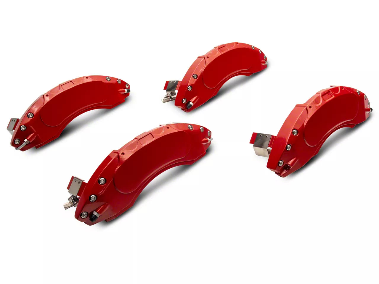 Proven Ground F Super Duty Brake Caliper Covers Red Front And Rear Sd F