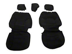 Proven Ground Premium Neoprene Front Seat Covers; Black (19-25 RAM 1500 w/ Bucket Seats & Center Console)