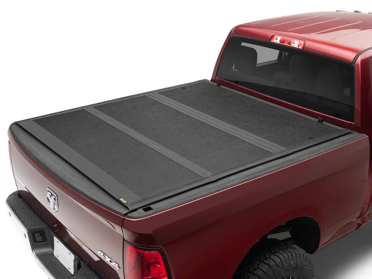 Proven Ground RAM 2500 Low Profile Hard Tri-Fold Tonneau Cover 143354 ...