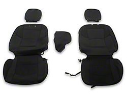 Proven Ground Premium Neoprene Front Seat Covers; Black (19-24 RAM 2500 w/ Front Bucket Seats)