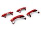 Proven Ground Brake Caliper Covers; Red; Front and Rear (19-24 Sierra 1500)