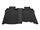 Proven Ground Precision Molded Front and Rear Floor Liners; Black (20-24 Sierra 3500 HD Crew Cab w/o Rear Seat Storage)