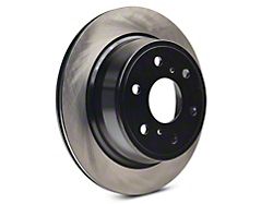 C&L OE Replacement Black Coated 6-Lug Rotors; Rear Pair (14-18 Silverado 1500)