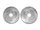 C&L Super Sport HD Cross-Drilled and Slotted 6-Lug Rotors; Front Pair (19-24 Silverado 1500)