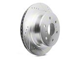 C&L Super Sport HD Cross-Drilled and Slotted 6-Lug Rotors; Rear Pair (14-18 Silverado 1500)