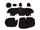 Proven Ground Neoprene Front and Rear Seat Covers; Black (19-24 Silverado 1500 Crew Cab w/ Rear Seat Storage & Front Bench Seat)