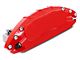 Proven Ground Brake Caliper Covers; Red; Front and Rear (14-18 Silverado 1500)