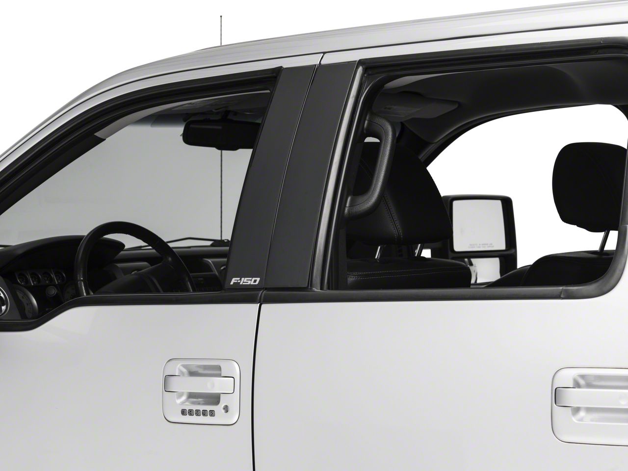 Putco F-150 Black Platinum Pillar Posts Classic with F-150 Logo