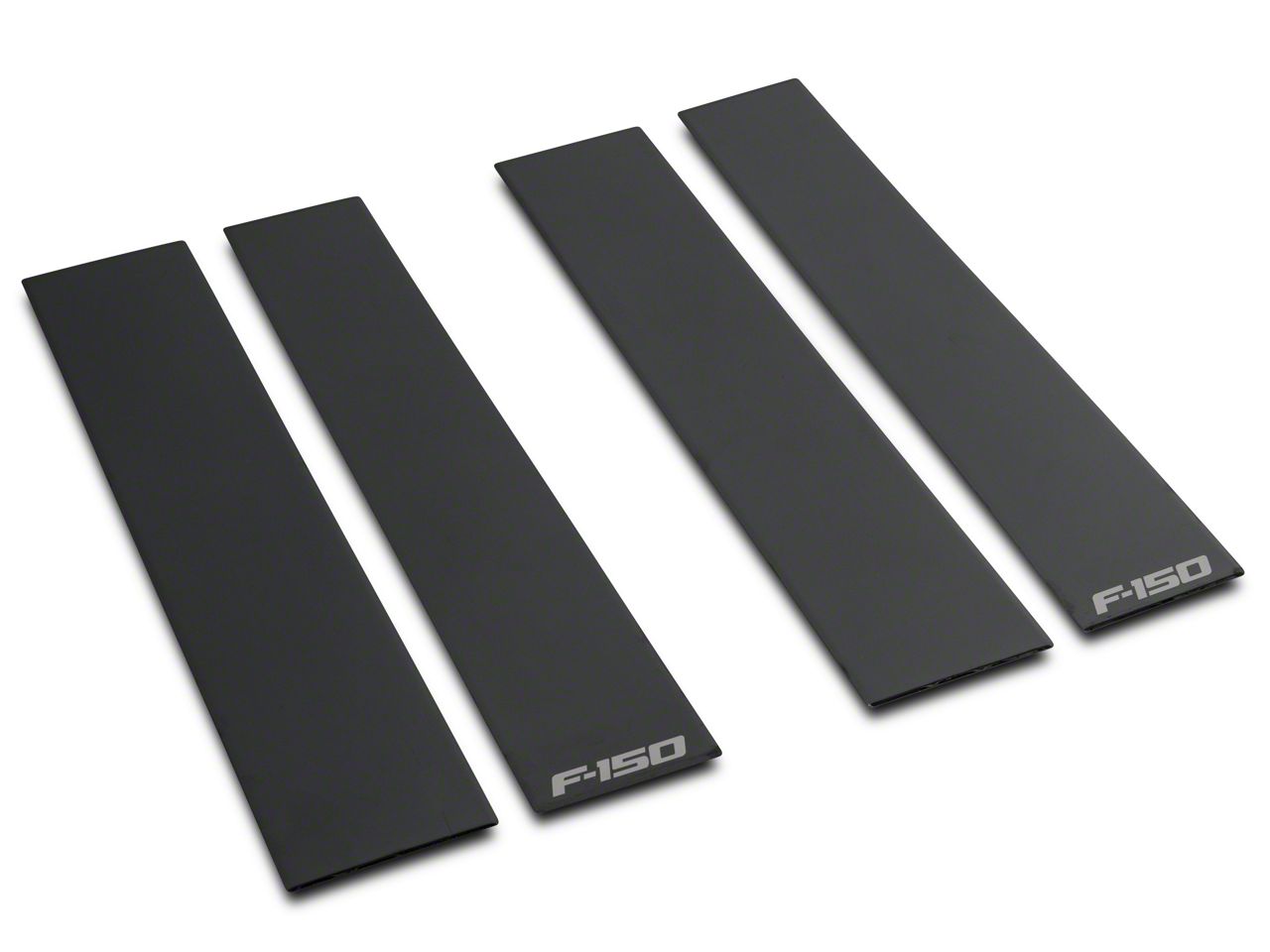 Putco F-150 Black Platinum Pillar Posts Classic with F-150 Logo