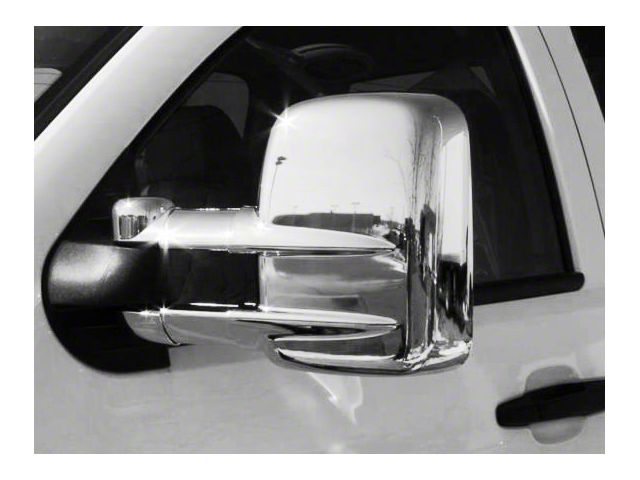 Putco Mirror Covers; Chrome (07-15 Silverado 1500 w/ Towing Mirrors)