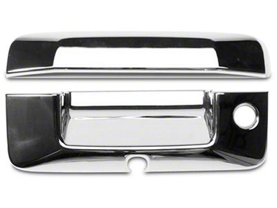 Putco Tailgate Handle Covers; Chrome (14-18 Sierra 1500)