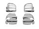 Putco Towing Mirror Covers; Chrome (15-17 F-150)