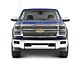 Putco Upper Standard Mirror Covers; Chrome (14-18 Silverado 1500)