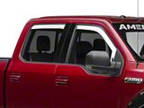 Putco Element Chrome Window Visors; Front and Rear (15-20 F-150 SuperCab, SuperCrew)