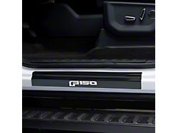 Putco Black Platinum Door Sills with F-150 Logo (21-24 F-150 SuperCrew)