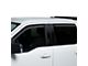 Putco Element Matte Black Window Visors; Front (15-20 F-150)