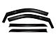 Putco Element Matte Black Window Visors; Front and Rear (21-24 F-150 SuperCab)