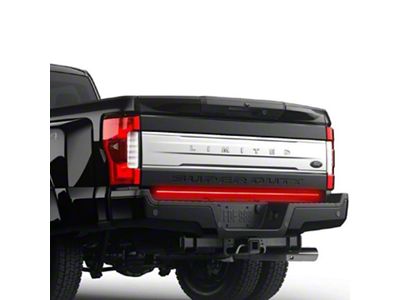 Putco Blade LED Tailgate Light Bar; 48-Inch; Red/White (23-24 F-250 Super Duty w/ Factory Halogen Tail Lights)