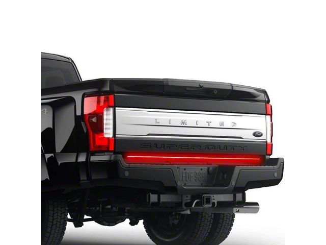 Putco Blade LED Tailgate Light Bar; 48-Inch; Red/White (23-24 F-250 Super Duty w/ Factory Halogen Tail Lights)